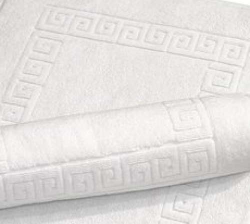 White Terry Mat Towel by Meenus Manchesters