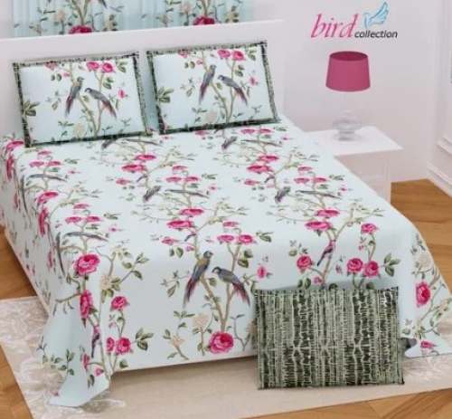 Bird Print Single Bed Sheet by Eastern Decor