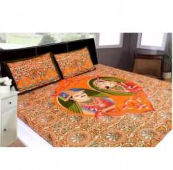 Raja And Rani Print Bed sheet
