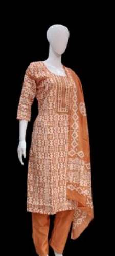 Fancy Girls Chanderi Silk Kurti Dupatta Set