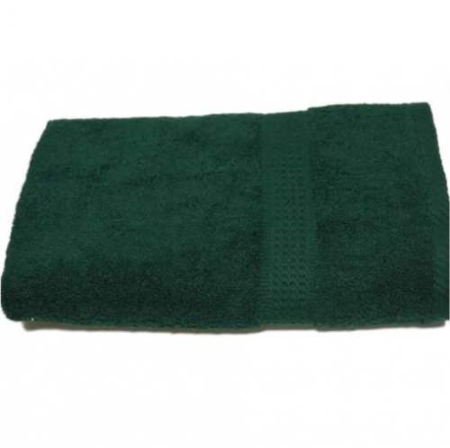 Green Smooth Cotton Bath Towel by Hindustan Industries