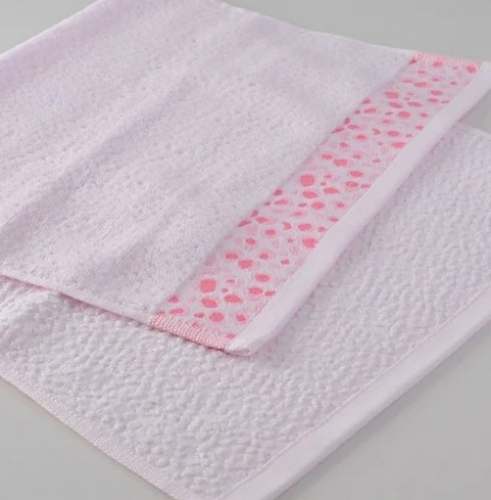 Dyeing Baby Pink Cotton Towel by Mehar Tex