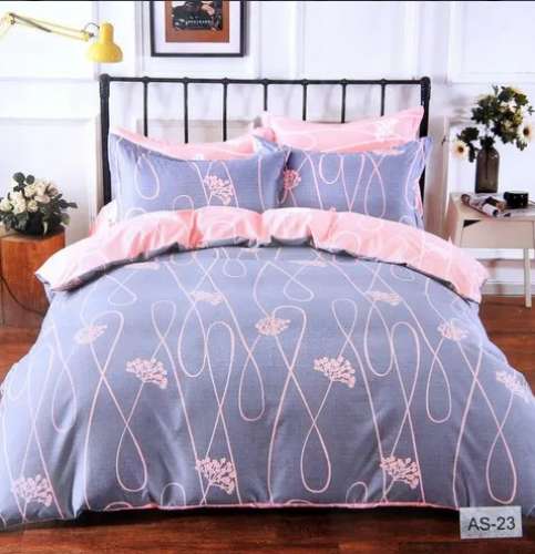 Flower Design Double Bed sheet  by Divine Overseas