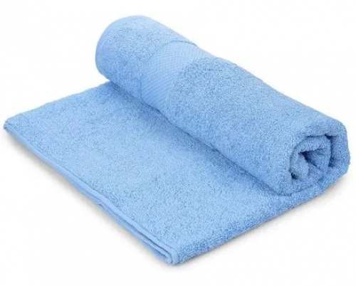 Sky Blue 75*150 Cotton Towel  by Cozier Enterprises