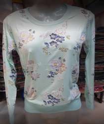 Girls Printed Full Sleeve Tops
