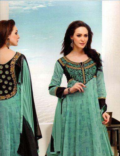 Party wear Anarkali Cotton Suit by Jai Fashion