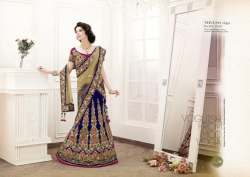 Designer velvet lehenga choli 