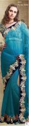 stylish net saree