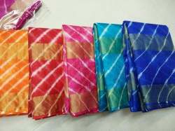 Elegant Leheriya Style Kota Silk Saree