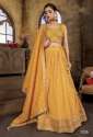 Yellow Embroidery Lehenga Choli