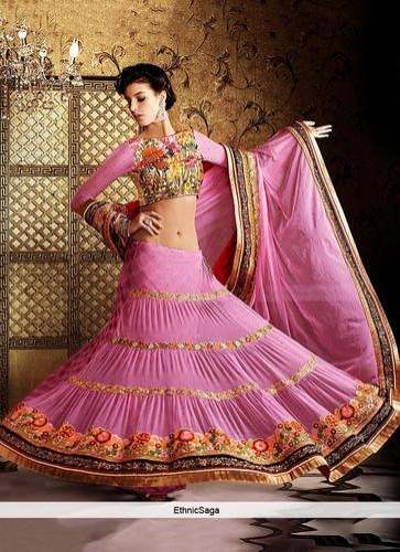 lehenga Designer saree by Ethnic Saga