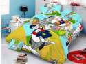 Cartoon Floral  Printed Bedsheet thumb 1