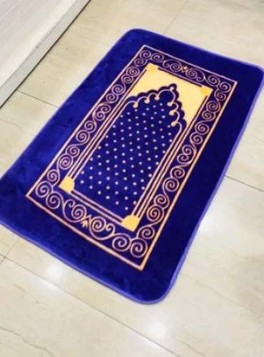 Prayer Mosque Velvet Carpet by Satya Textile