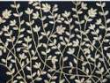 Fancy Black Embroidered Fabric
