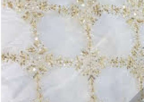 Heavy Sequins Embroidered Fabric by Ruhi Fab