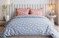 Double Glace Cotton Bed Sheet