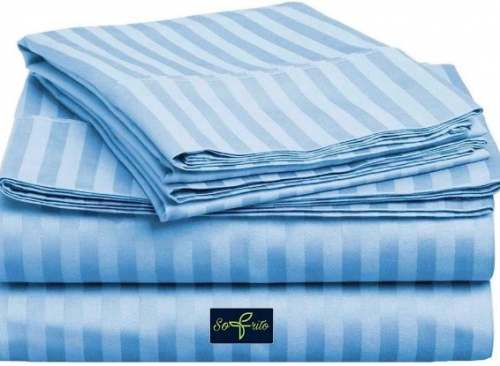 Plain Fitted Bedsheets by Kirti Overseas