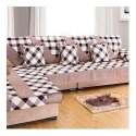 Checkered Designer 7 Seat Sofa Cover