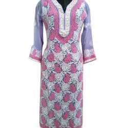 Chikankari Georgette FANCY Kurti