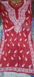 Chikankari Georgette Gottapatti Kurti