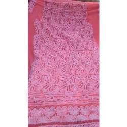Unstitched Chikankari Cotton Suit Material