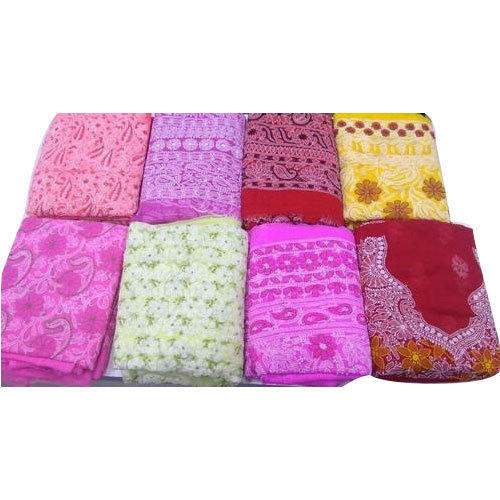 Unstitched Chikankari Suit Material