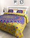	Paisley Cotton Printed Double Bed Sheet  thumb 3