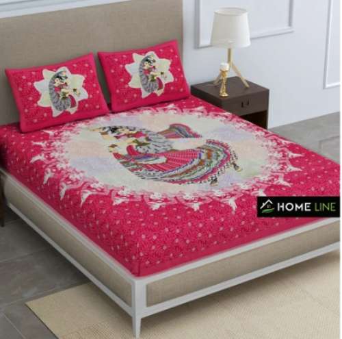 Cotton Printed Bed Sheet by Perfect Look