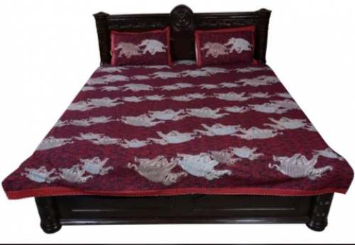 Cotton Printed Bed Sheet  by Sonava Printers