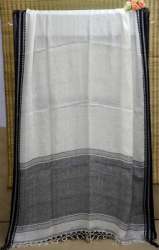 Designer Plain Linen saree