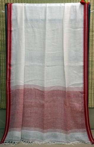 hand Loom Linen saree
