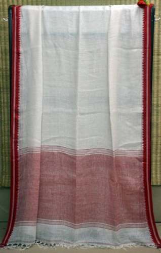 hand Loom Linen saree by Balaram saha