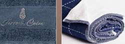 Blue Cotton Towels