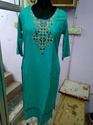 Plain Embroidered Kurtis thumb 1