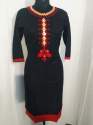 Rayon Plain Embroidered Kurtis thumb 2