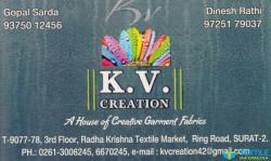 K V Creation logo icon