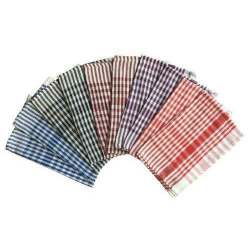 checks kitchen towel