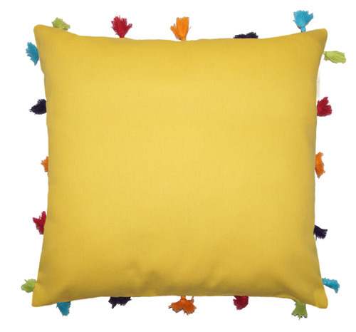 pom pom cushion cover