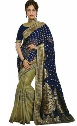 Heavy Half Georgette net  Saree by Aarini