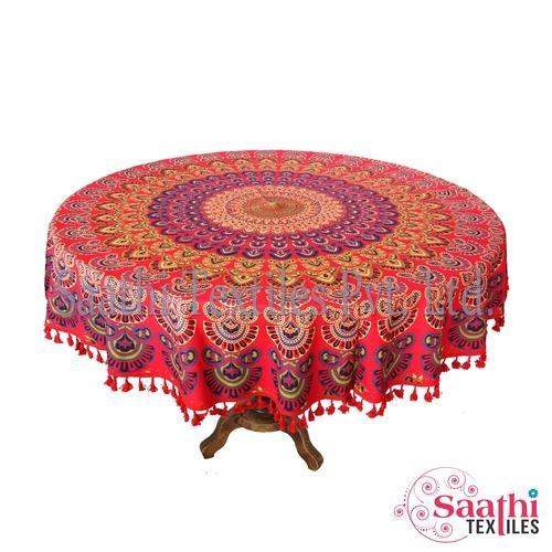 Printed Table Cloth by Saathi Textiles Private Limited
