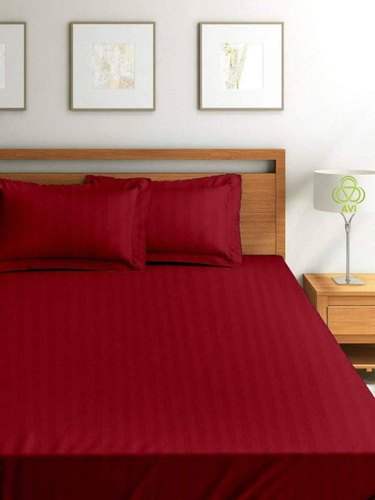 Satin Double Bed Sheet by Saathi Textiles Private Limited