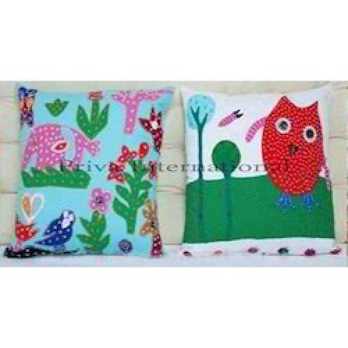 Applique Baby Pillow Cover by Priva International