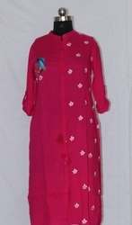 Rayon Embroidered kurti