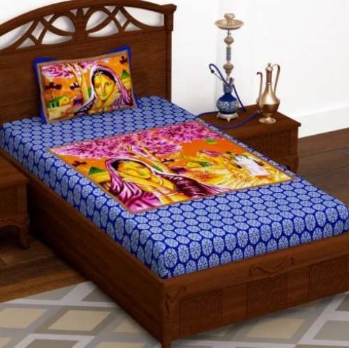 Signal Bed Designer Cotton Bed Sheet