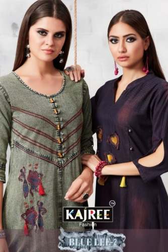 Denim Gown Long Kurti