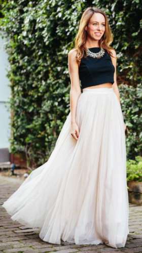 Textile Mart Designer Top With Skirt