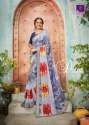 Geo Printed Jacquard Border Sarees thumb 10