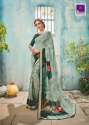 Geo Printed Jacquard Border Sarees thumb 12