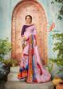 Geo Printed Jacquard Border Sarees thumb 4