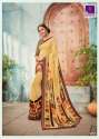 Geo Printed Jacquard Border Sarees thumb 9
